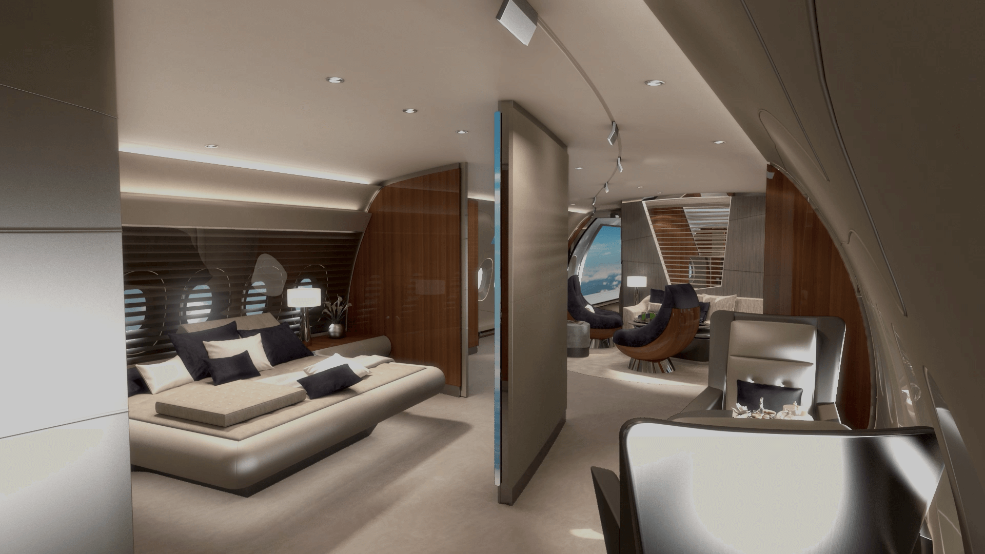 Acj350 Business Jet Interiors