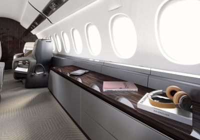 The Dassault Falcon 6X cabin was praised for its successful combination of form and function