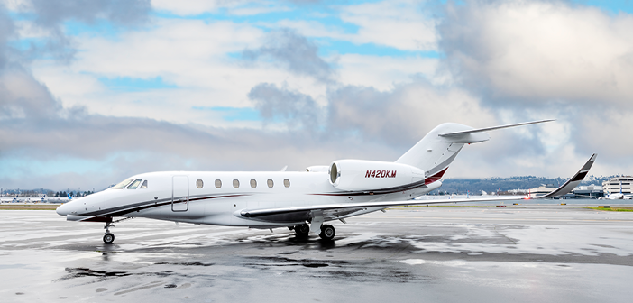 The Cessna Citation X, one of the two super-midsize jets Clay Lacy recently added to its Seattle charter fleet