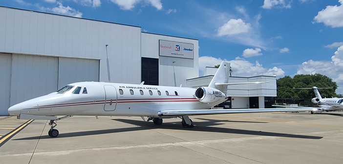 The Cessna Citation Sovereign joining the Amref Flying Doctors fleet