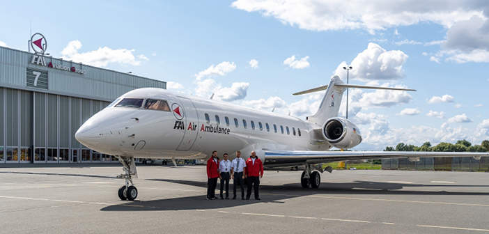 The Global Express FAI has assigned to support ultra-long-range air ambulance missions