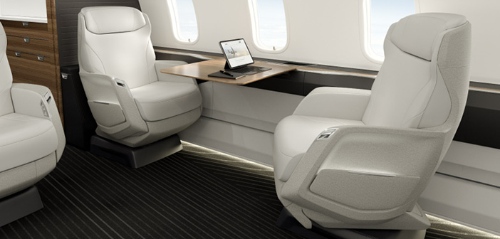 The Challenger 3500 seats